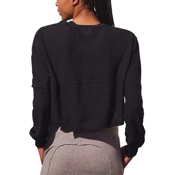 Free People | Dream Workout Layer Black Size XS - Picture 2 of 4